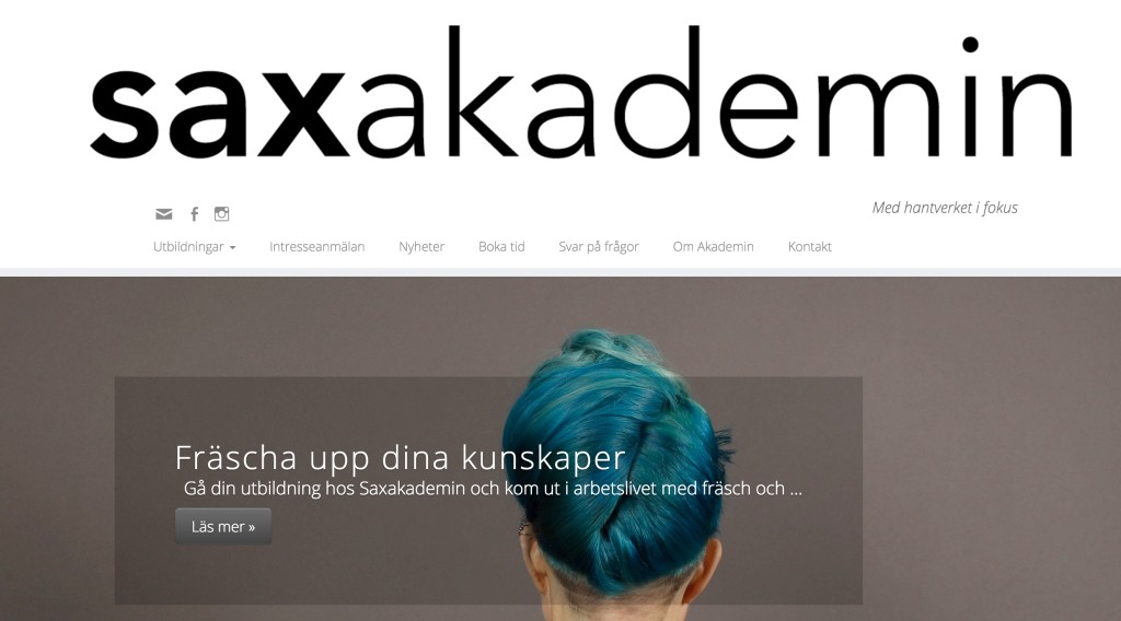 www.saxakademin.se